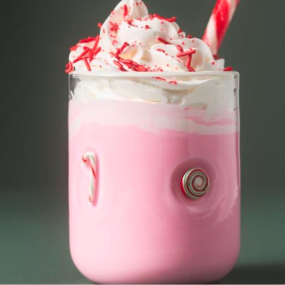 Anthro Christmas’s Icon Juice Glass